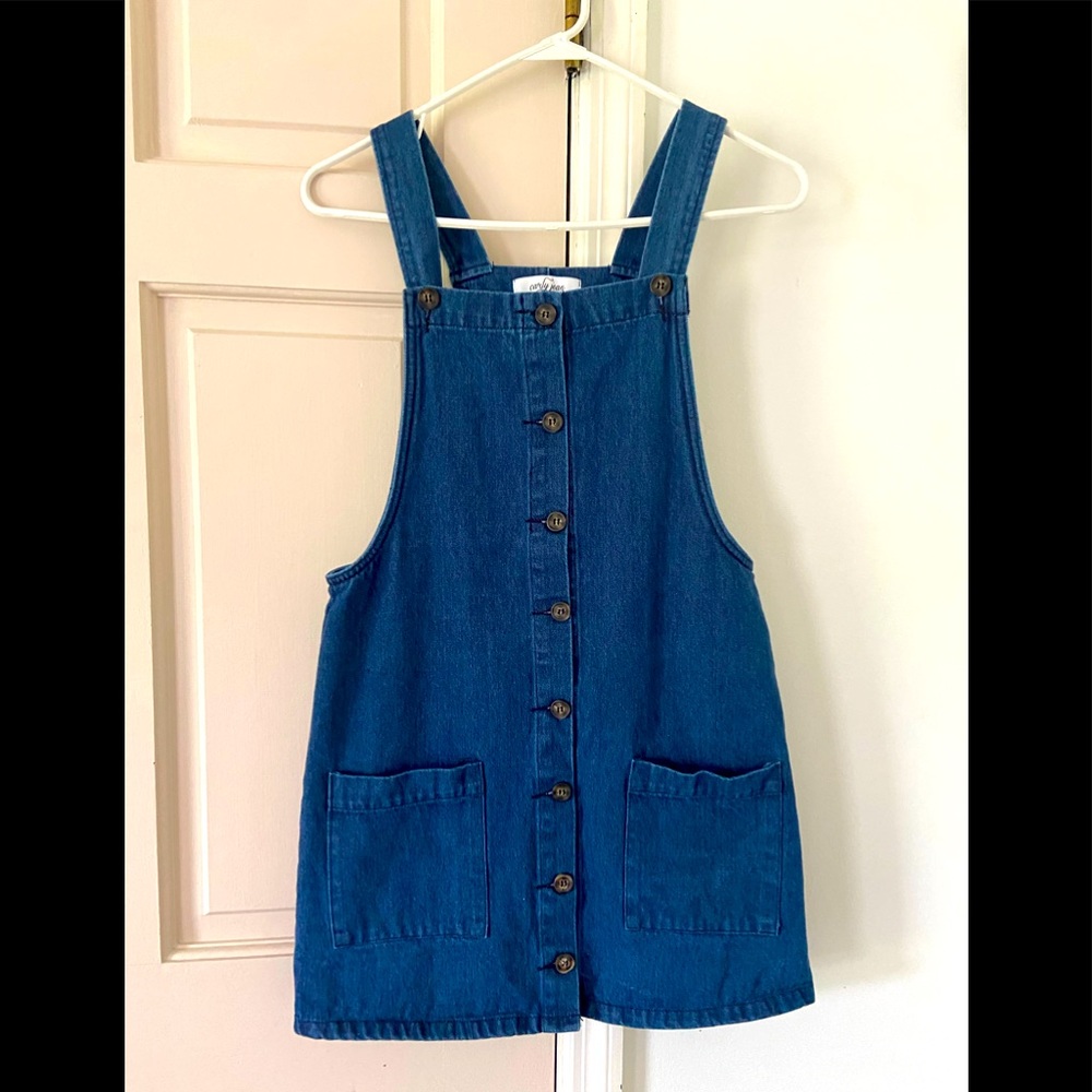 Carly Jean Los Angeles denim jumper - size XS.